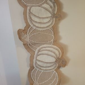 Nicole miller pumpkin fall table runner